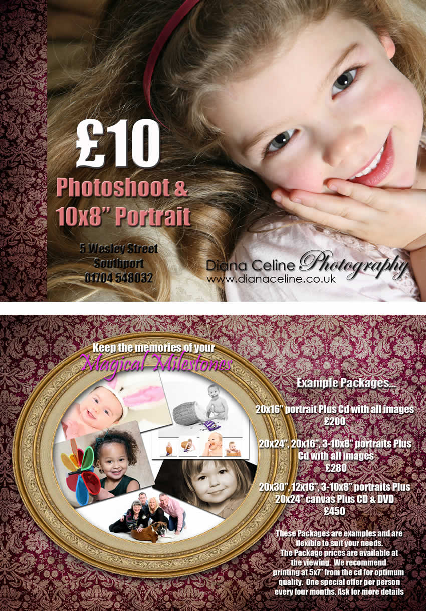 Diana Celine Photography Prices